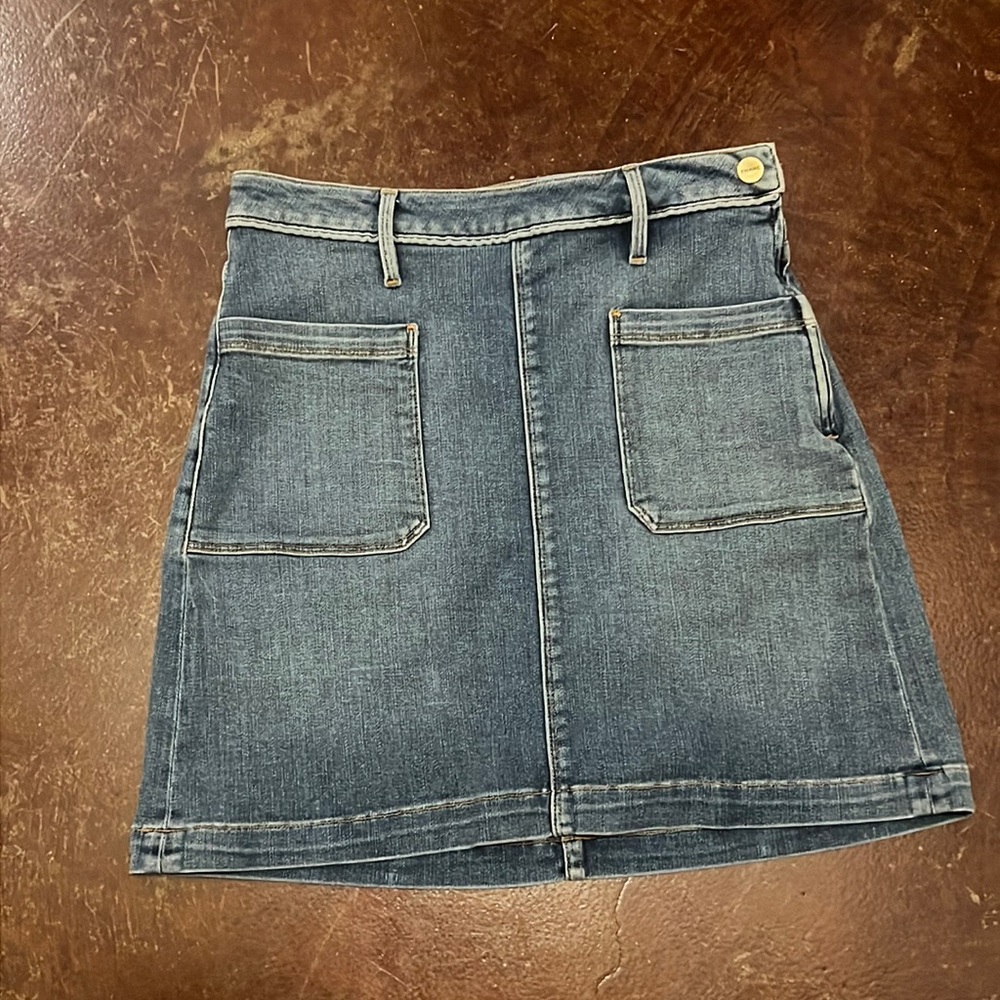 FRAME denim mini skirt